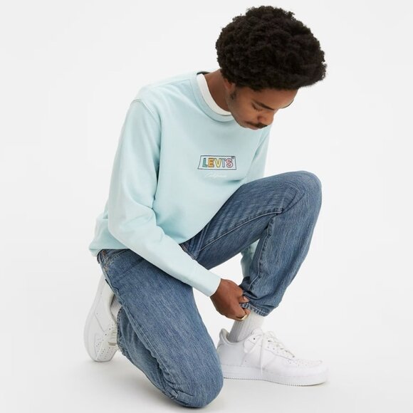 EUC Men's LEVI'S® 501™ Original Fit Straight Leg Button Fly Jeans | Size 35 X 30 - Picture 3 of 13